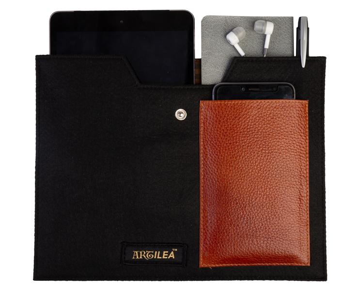 Artilea Apple iPad Pro Sleeve with iPhone pocket