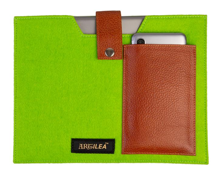 Artilea Apple iPad Pro Sleeve with iPhone pocket