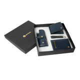 Personalised Gift Set for Men: includes Wallet, Passport Cover, Sunglass Case, Keychain