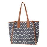 Ikkat Bag - Nautical Waves Tote