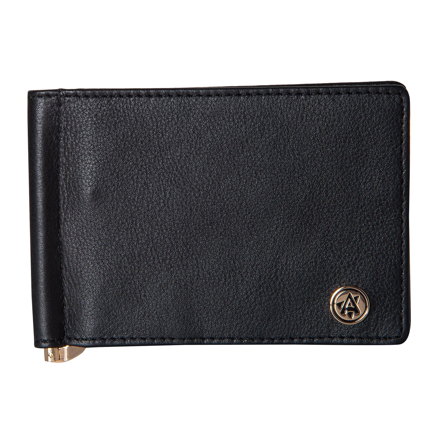 Leather Money Clip - Black