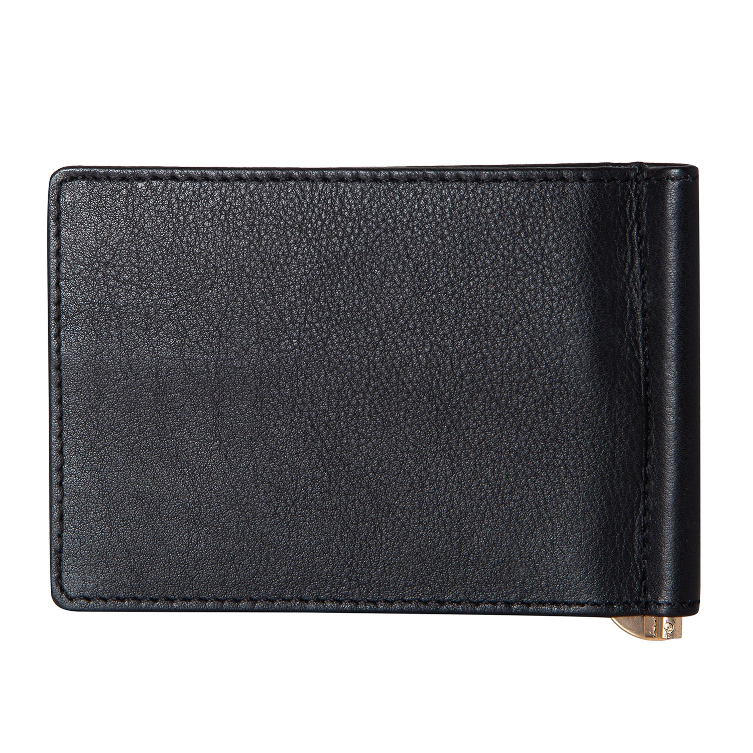 Leather Money Clip - Black