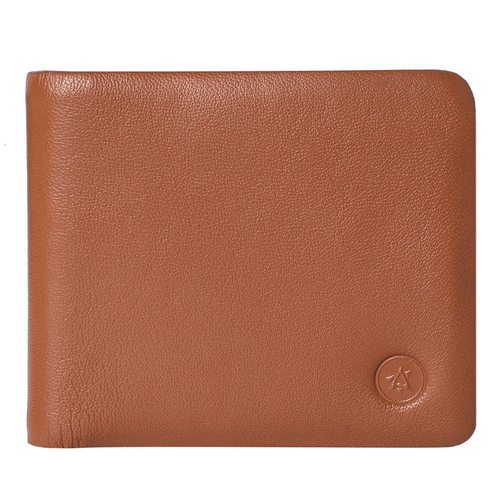 Genuine Italian Handcrafted Leather Wallet - Tan