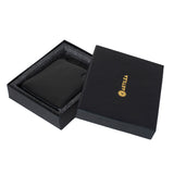 Genuine Italian Handcrafted Leather Wallet - Black