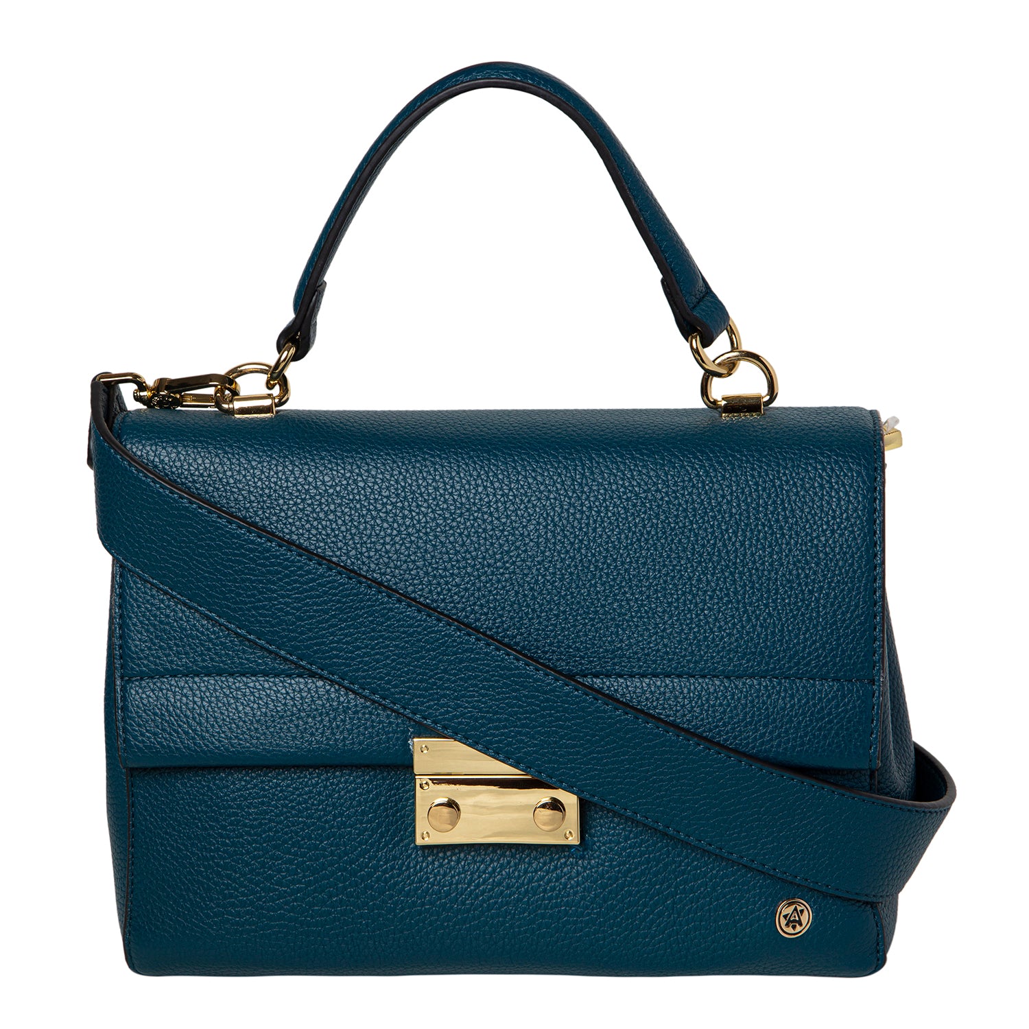 Handbag And Sling - Blue
