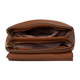 Handbag And Sling - Light Brown