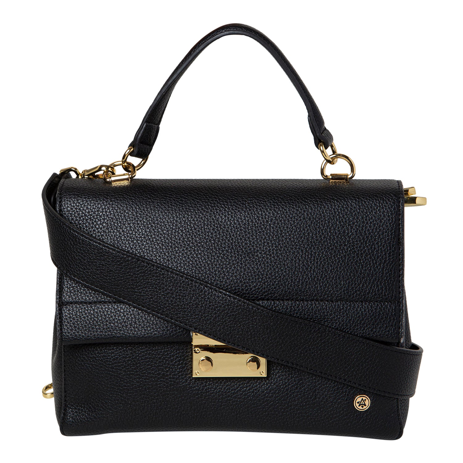 Handbag And Sling - Black