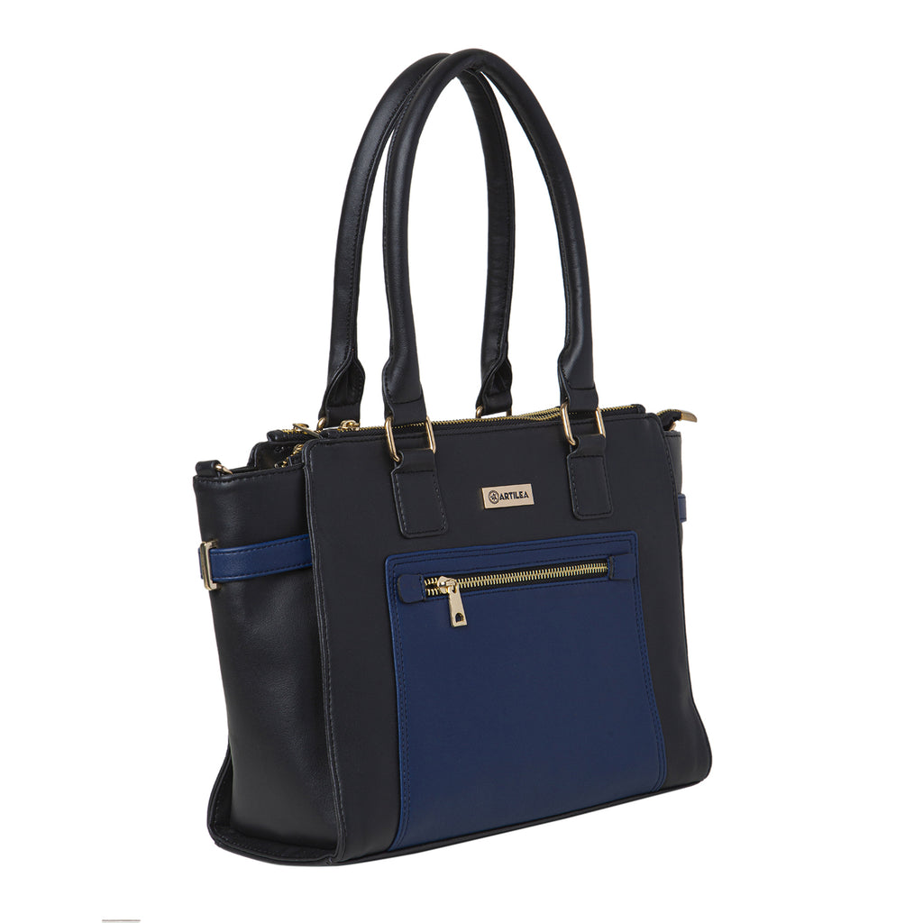 Artilea Handbag - Black & Blue