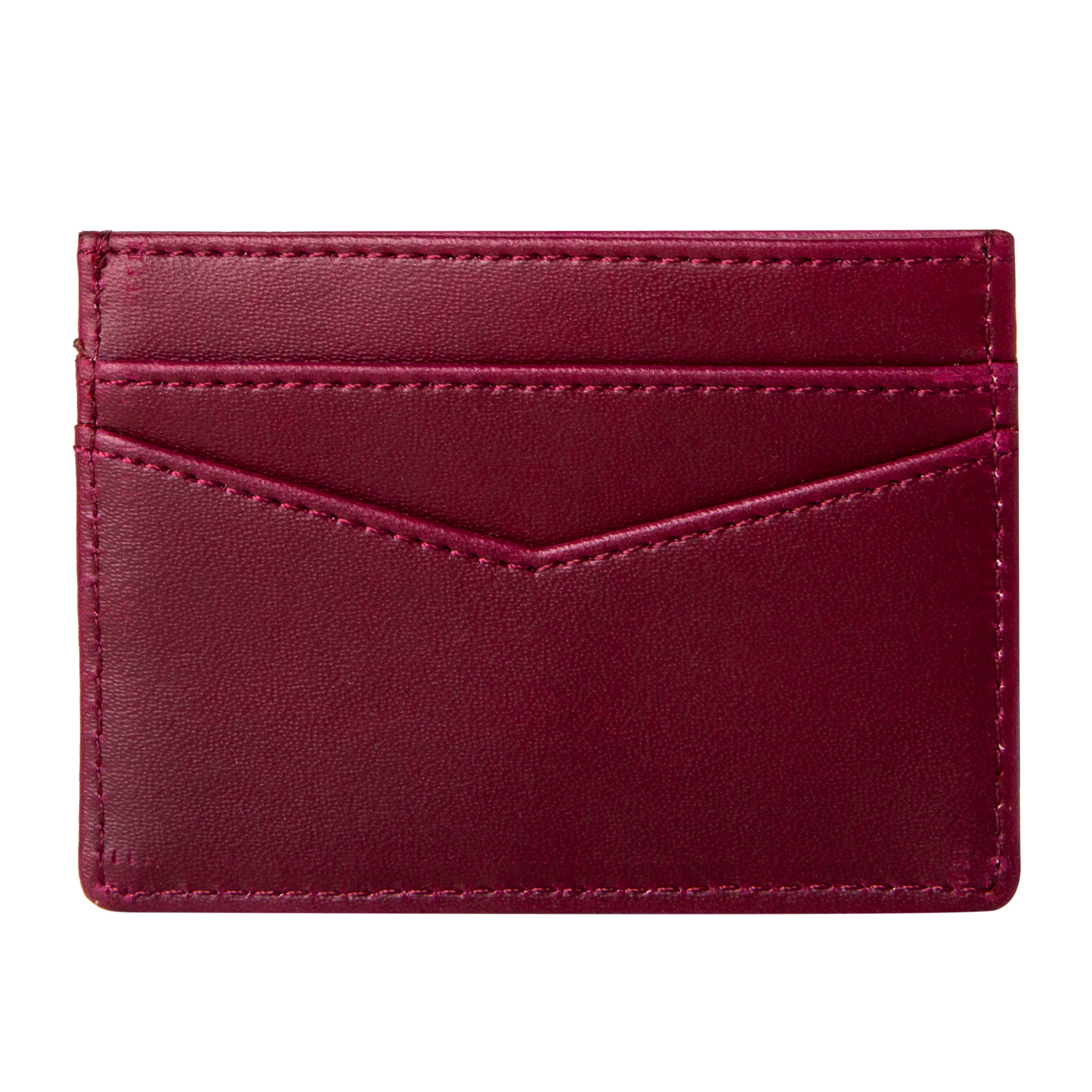 The Minimalist Wallet - Card Holder - Wine